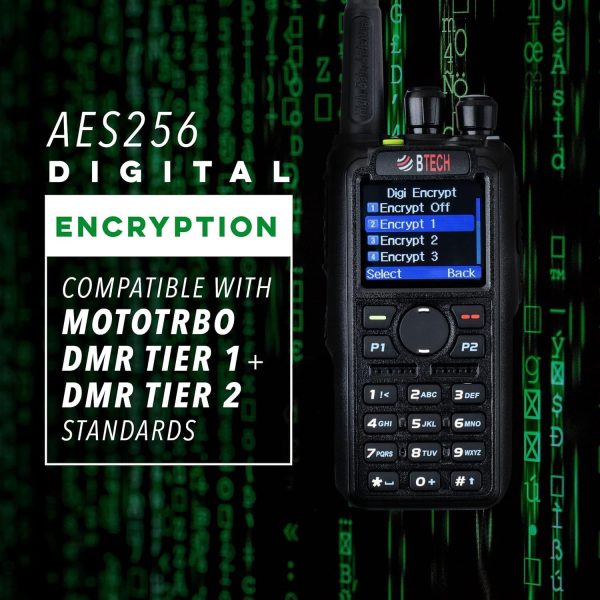 BTECH DMR-6X2 DMR & Analog Dual Band Two-Way Radio - Image 2