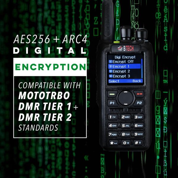 BTECH DMR-6X2 PRO DMR & Analog Dual Band Two-Way Radio - Image 6