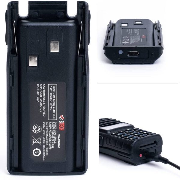 BTECH BL-8 USB-C 1800mAh Li-ion Replacement Battery