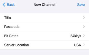 New network BTECH GMRS Programmer group settings page