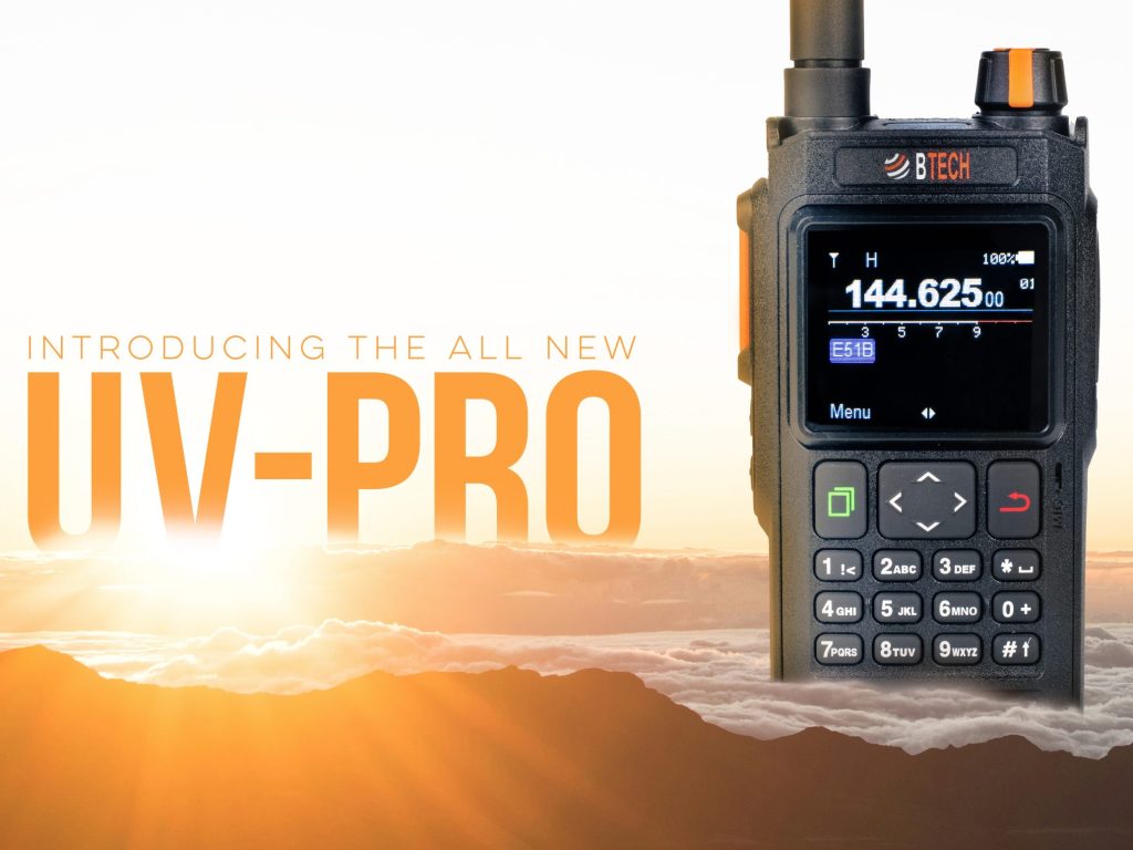 Introducing the All New BTECH UV-PRO