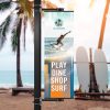 Beach Swivel Pro Light Pole Sign 24x72
