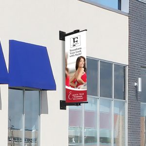 fashion department sign on a building wall 24x72