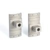 Sure Grip­ Pole Brackets Silver Set of 2 (Replacement)