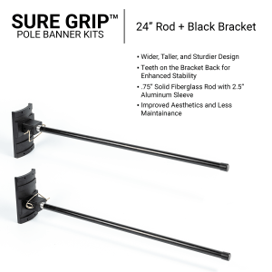 Sure Grip Black 24 inches