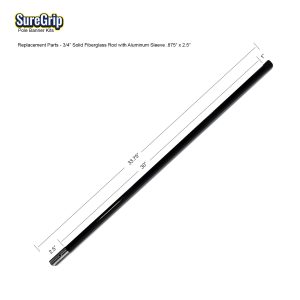 suregrip replacement 30-inch fiberglass pole