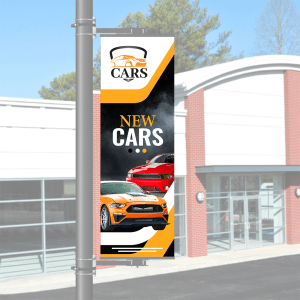 printed alumalite sign board new cars sign