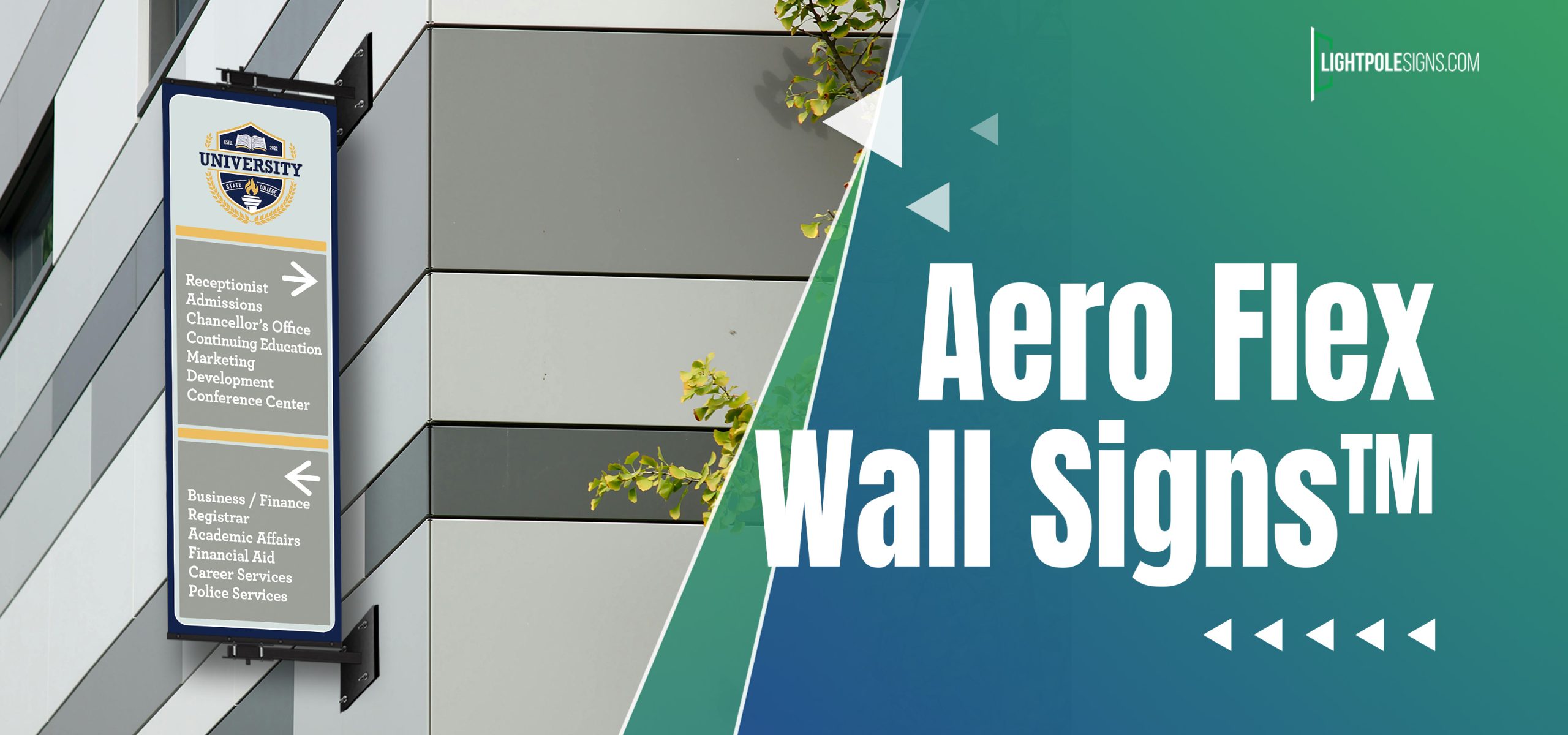 Aero Flex Wall Building Sign