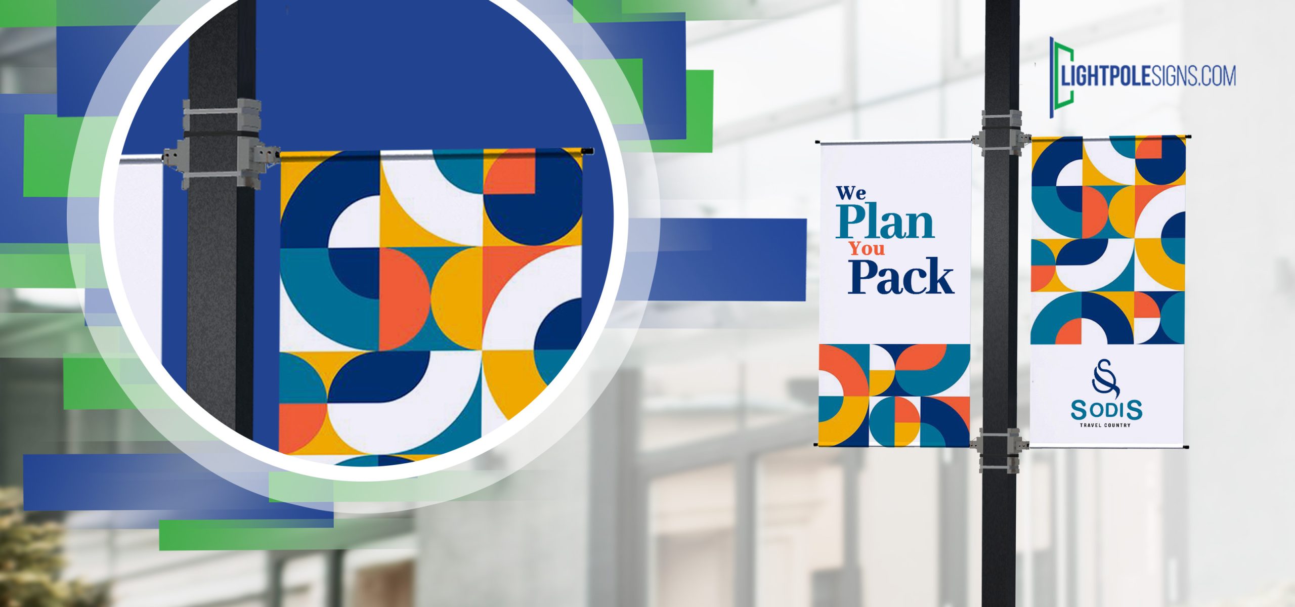 Sure Grip Pole Banner