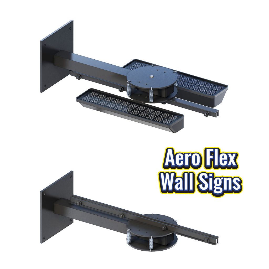 aero flex wall signs brackets