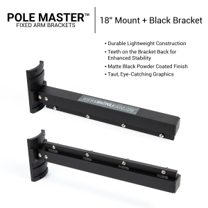 Pole Master Bracket with Black Sure Grip