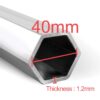 40mm Hex Tube