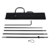 Block flag pole kit and carry bag