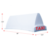 Model 1 lighted car topper dimensions