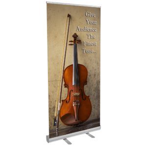 33.5" economy retractable banner stand