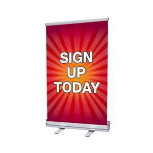 24x36 table top retractable banner stand