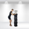 Tent wheel bag unzipped